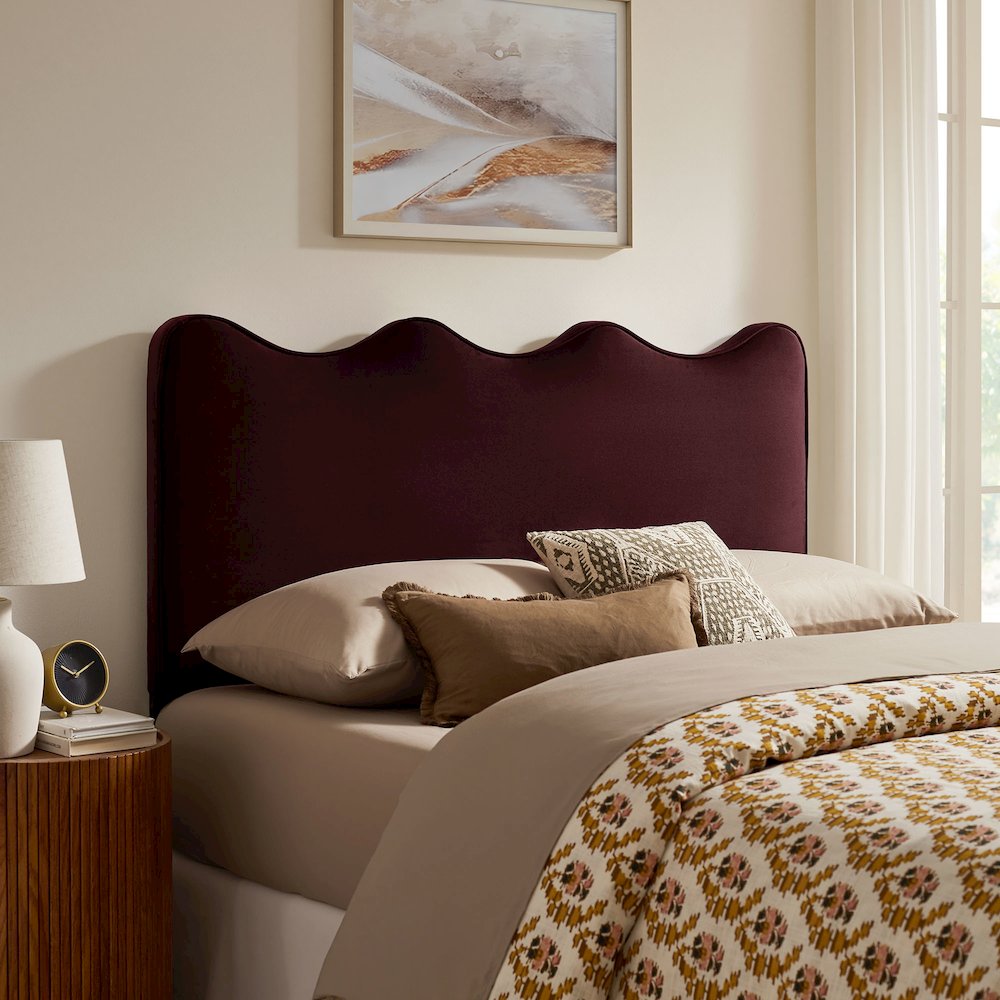 Athena Stain-Resistant Performance Velvet King Size Headboard