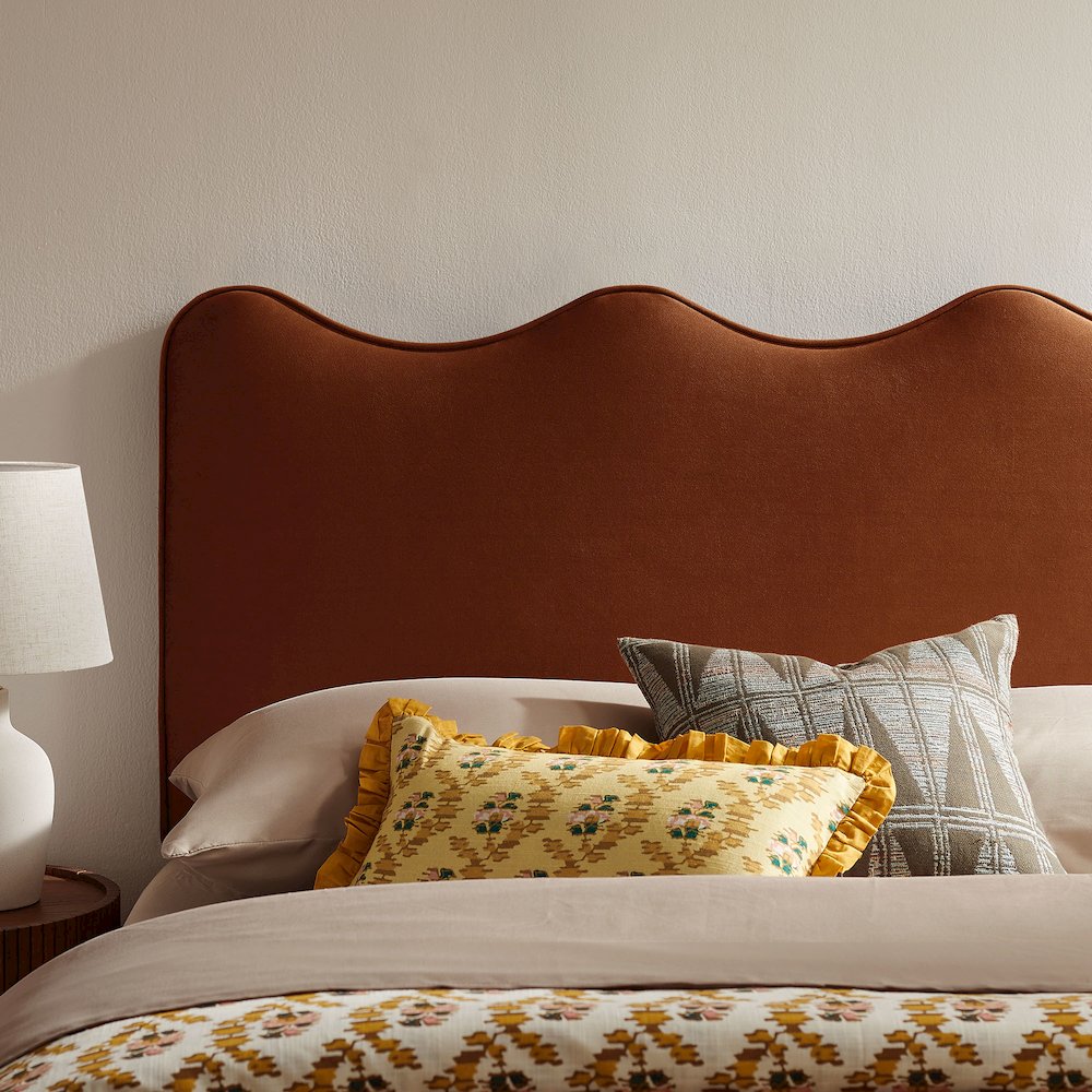 Athena Stain-Resistant Performance Velvet King Size Headboard