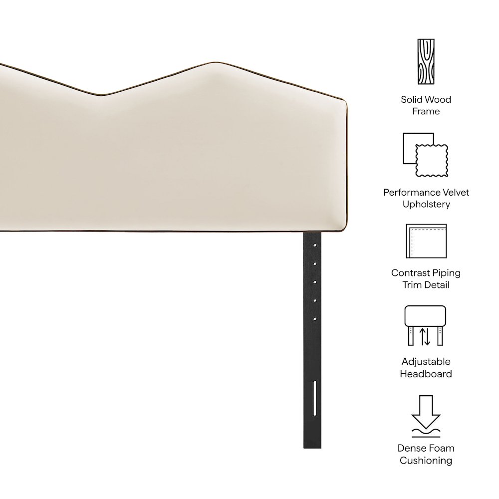 Cosette Performance Velvet Full Size Headboard
