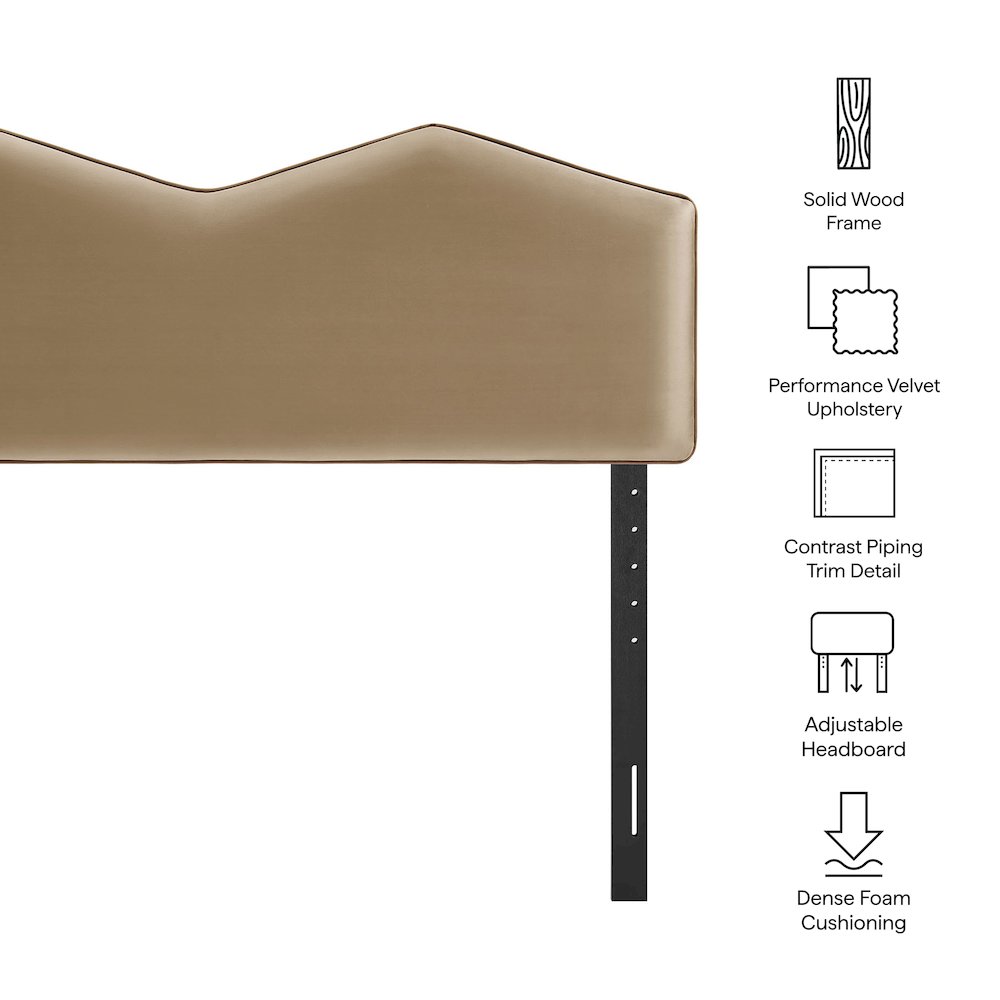 Cosette Performance Velvet Full Size Headboard