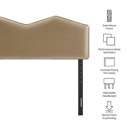 Cosette Performance Velvet Full Size Headboard