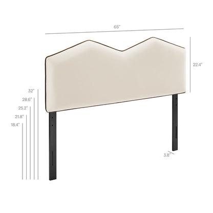 Cosette Performance Velvet Queen Size Headboard