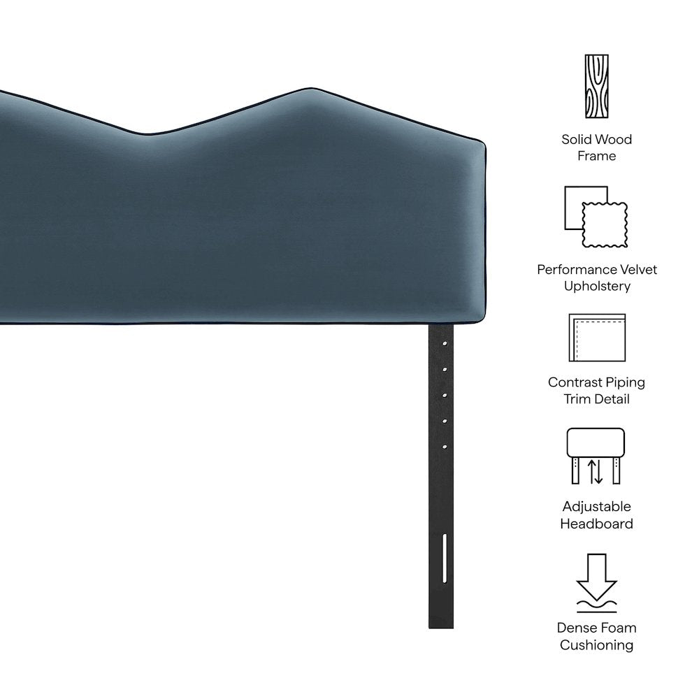 Cosette Performance Velvet King Size Headboard