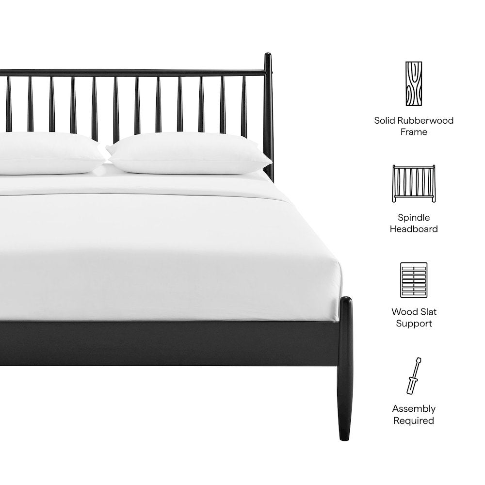 Zane Full Size Spindle Bed Frame