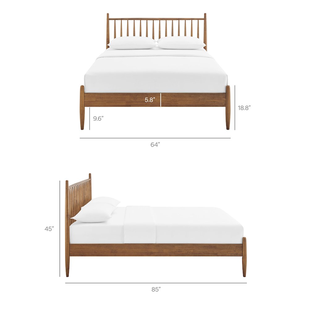 Zane Queen Size Spindle Bed