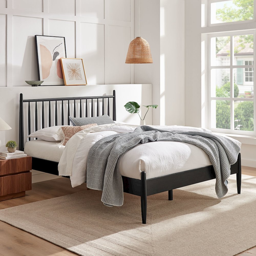 Zane King Size Spindle Bed