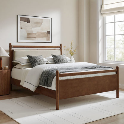 Leni Full Size Wood Platform Bed Frame