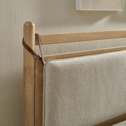 Leni King Size Wood Platform Bed Frame