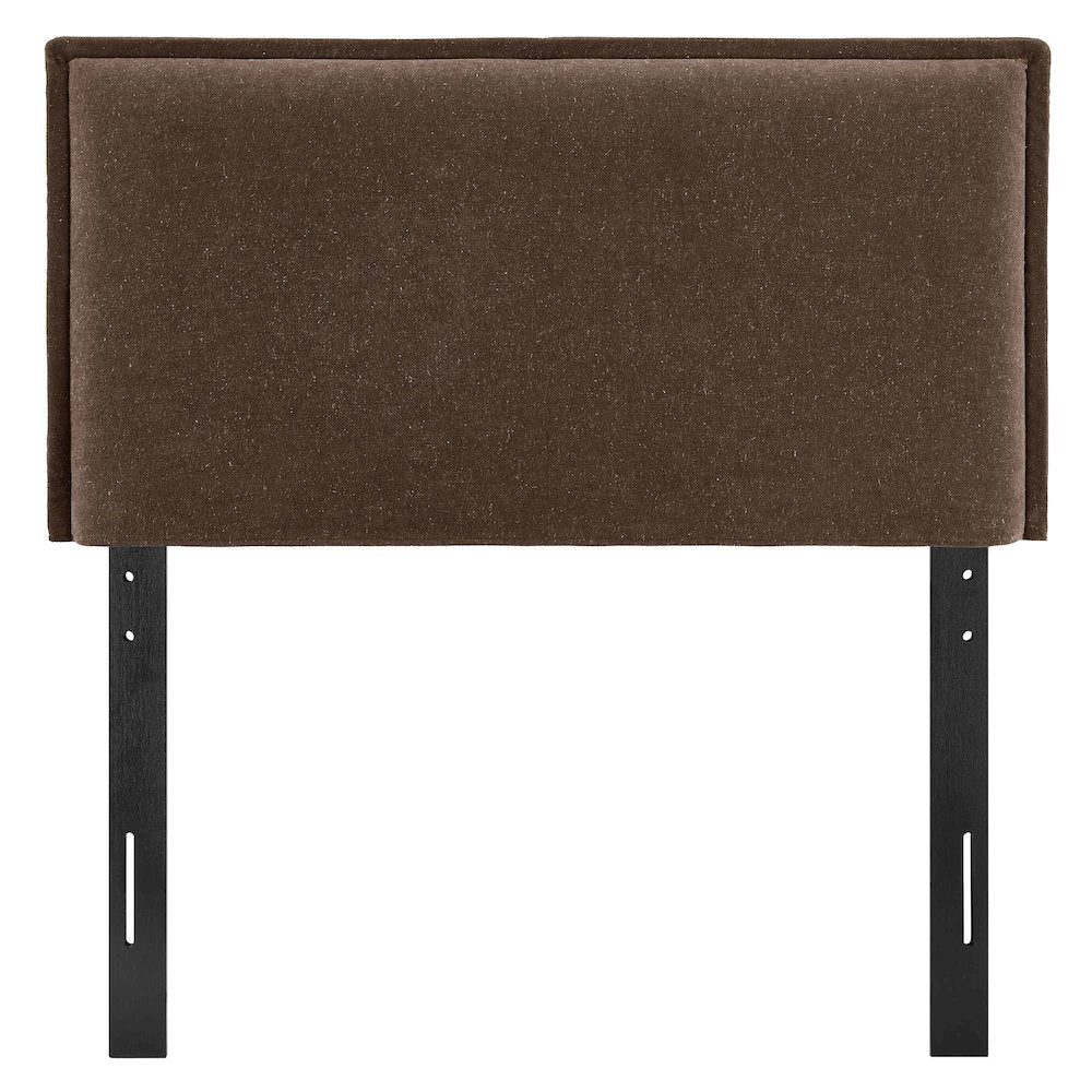 Camille Upholstered Linen Blend Twin Size Headboard