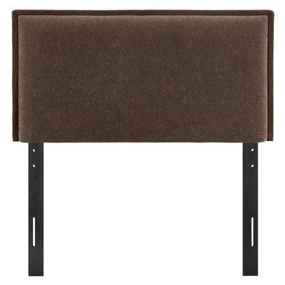 Camille Upholstered Linen Blend Twin Size Headboard