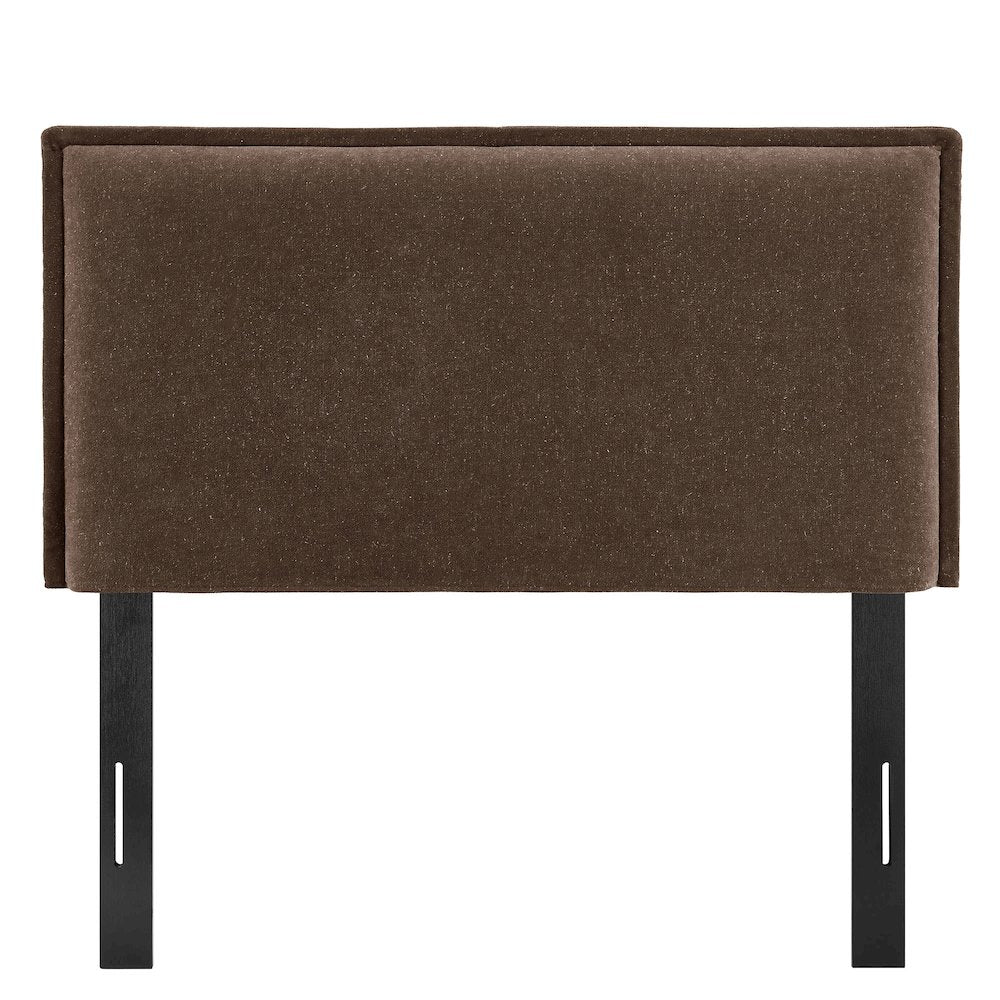 Camille Upholstered Linen Blend Twin Size Headboard