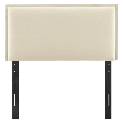 Camille Upholstered Linen Blend Twin Size Headboard