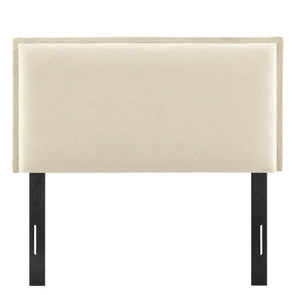 Camille Upholstered Linen Blend Twin Size Headboard