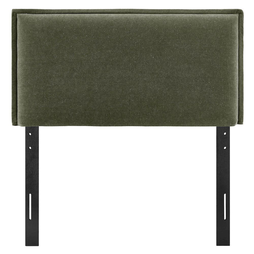 Camille Upholstered Linen Blend Twin Size Headboard