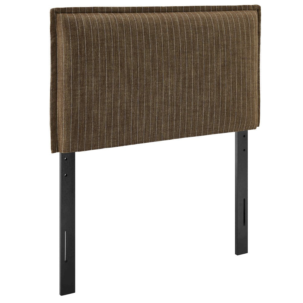 Camille Striped Linen Blend Twin Size Headboard