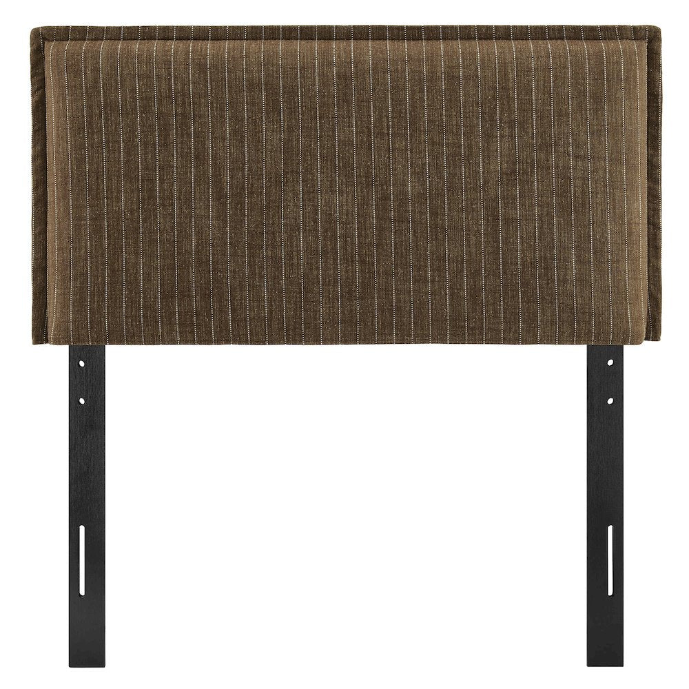 Camille Striped Linen Blend Twin Size Headboard
