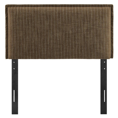 Camille Striped Linen Blend Twin Size Headboard
