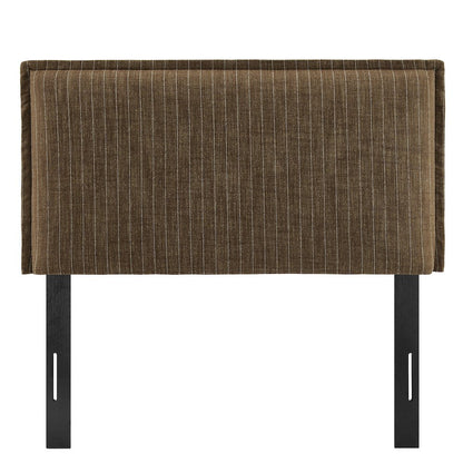 Camille Striped Linen Blend Twin Size Headboard