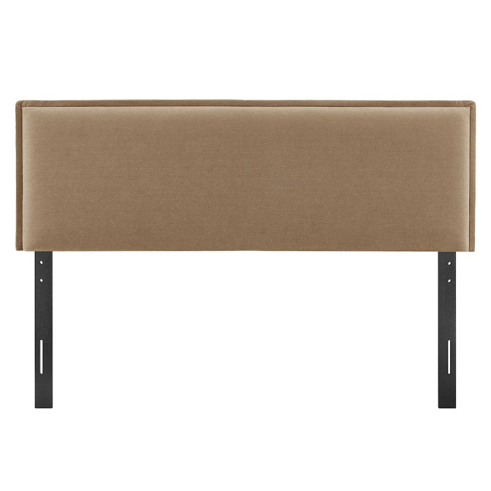 Camille Upholstered Linen Blend Full Size Headboard