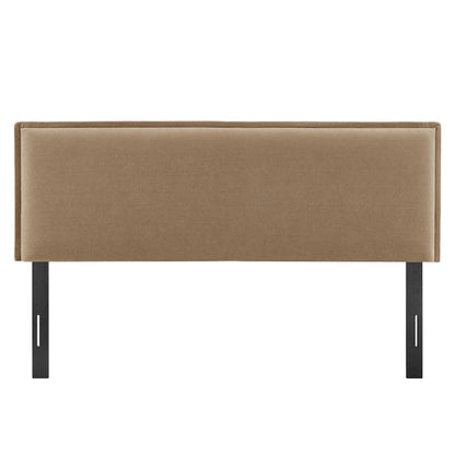Camille Upholstered Linen Blend Full Size Headboard