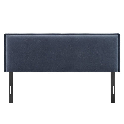 Camille Upholstered Linen Blend Full Size Headboard