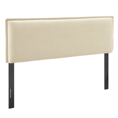 Camille Upholstered Linen Blend Full Size Headboard
