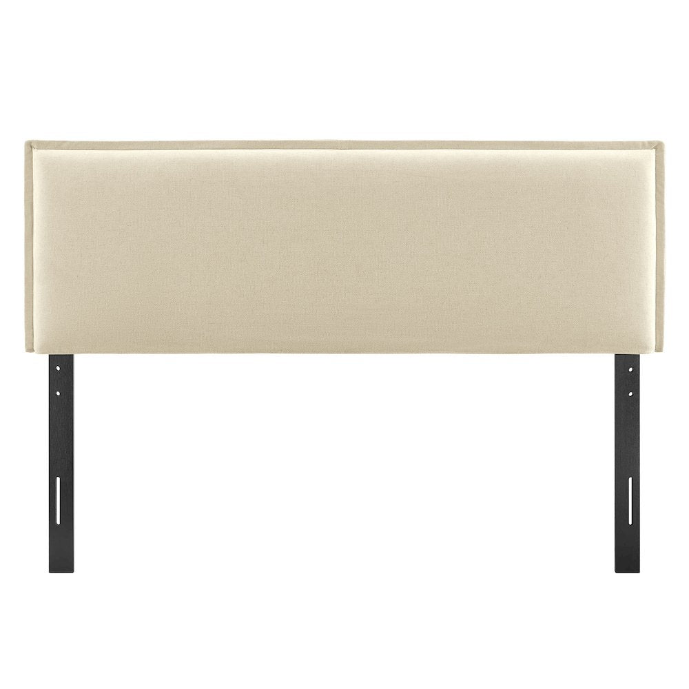 Camille Upholstered Linen Blend Full Size Headboard