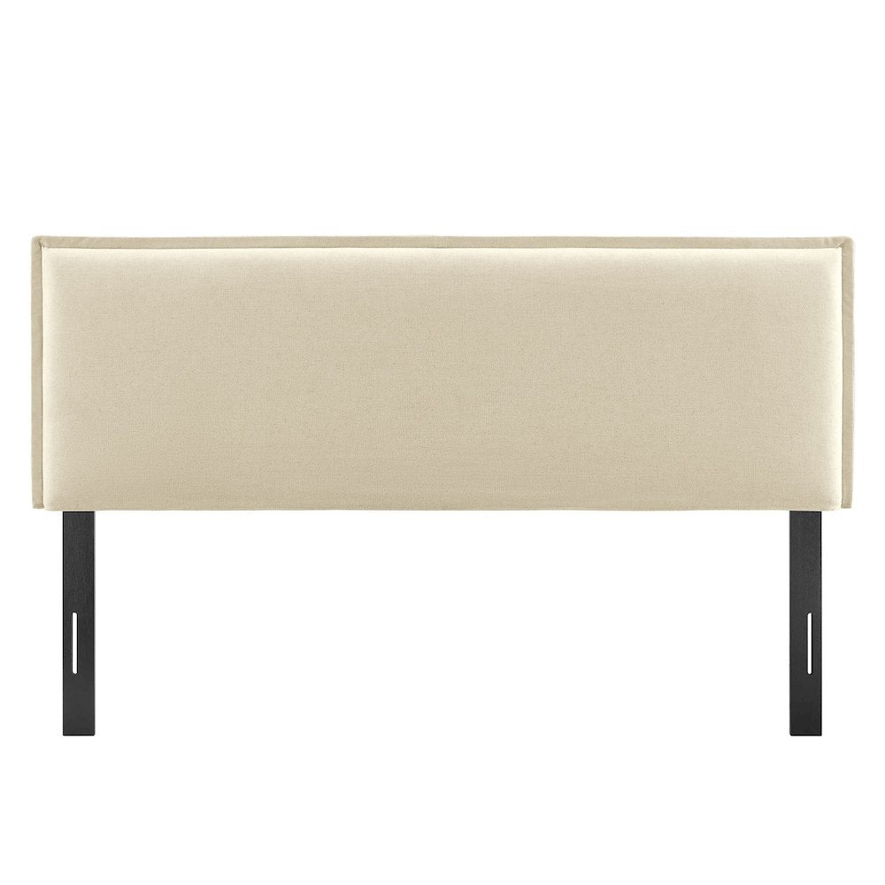 Camille Upholstered Linen Blend Full Size Headboard