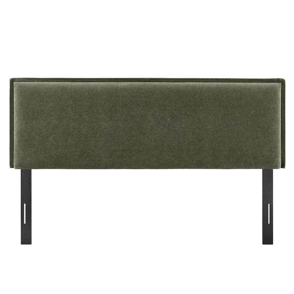 Camille Upholstered Linen Blend Full Size Headboard