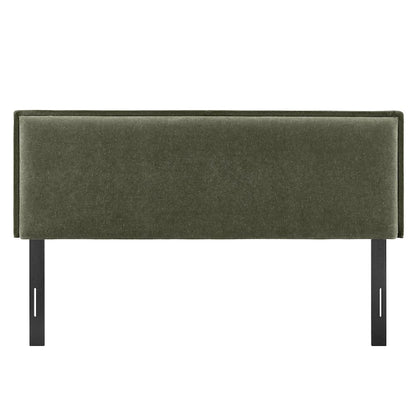 Camille Upholstered Linen Blend Full Size Headboard