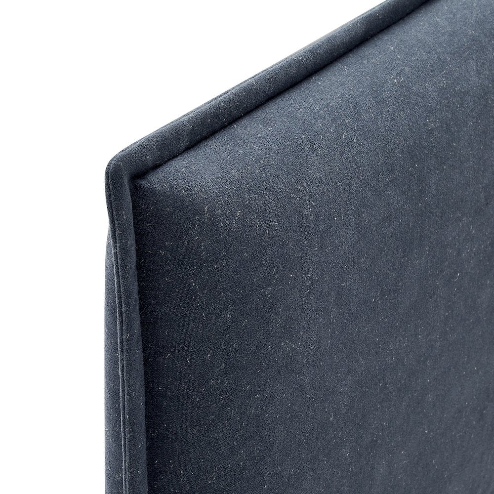 Camille Upholstered Linen Blend Queen Size Headboard