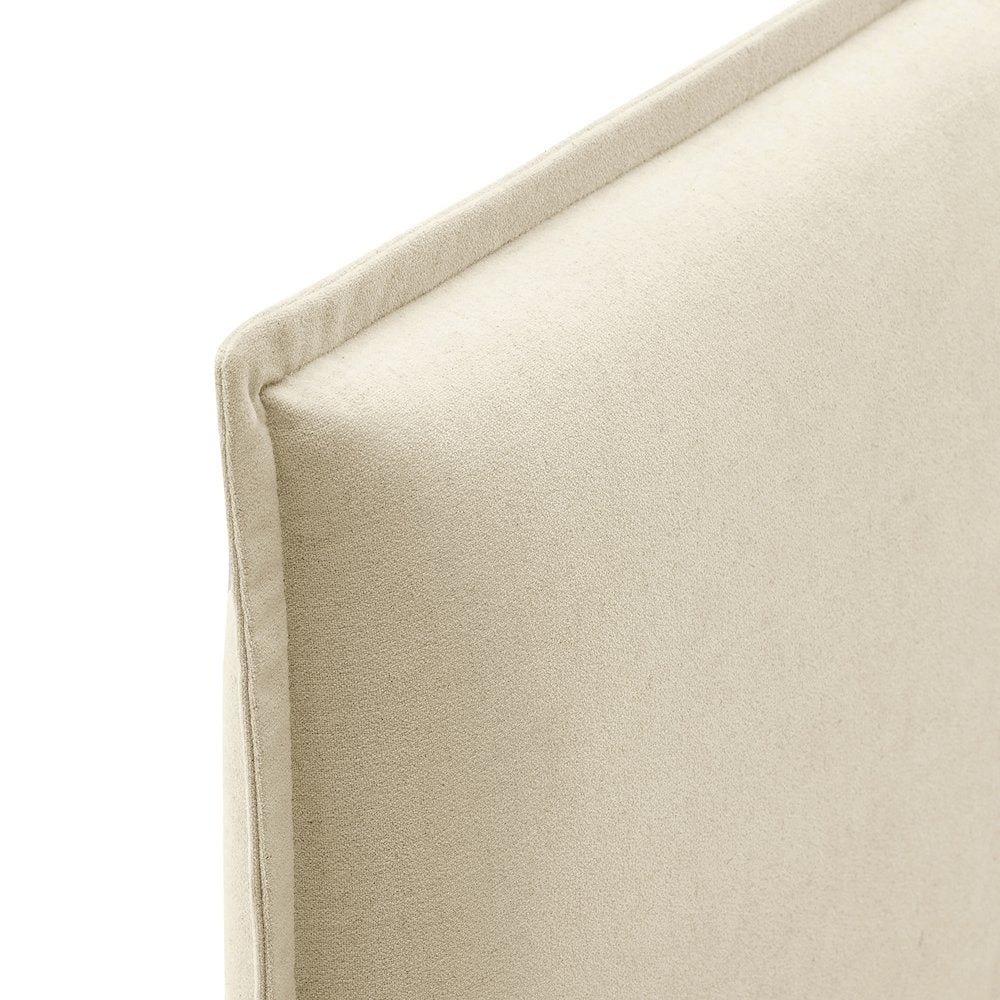 Camille Upholstered Linen Blend King Size Headboard
