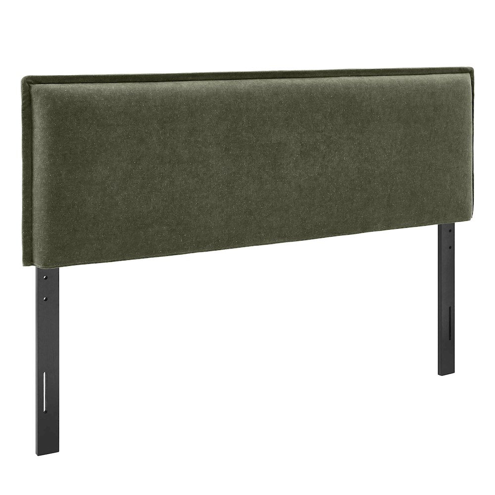 Camille Upholstered Linen Blend King Size Headboard