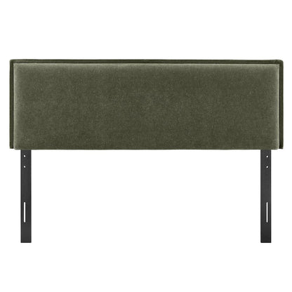 Camille Upholstered Linen Blend King Size Headboard