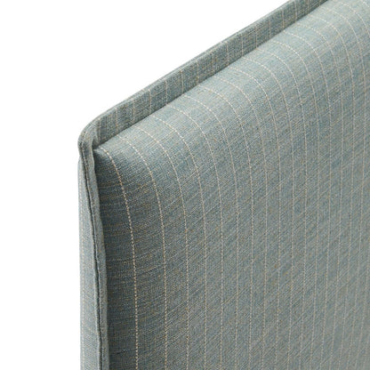 Camille Striped Linen Blend King Size Headboard