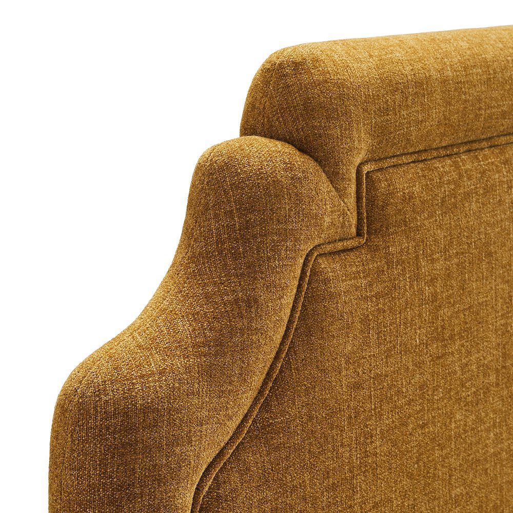 Magnolia Upholstered Fabric Full Size Headboard - Copper