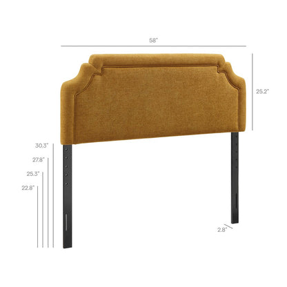 Magnolia Upholstered Fabric Full Size Headboard - Copper