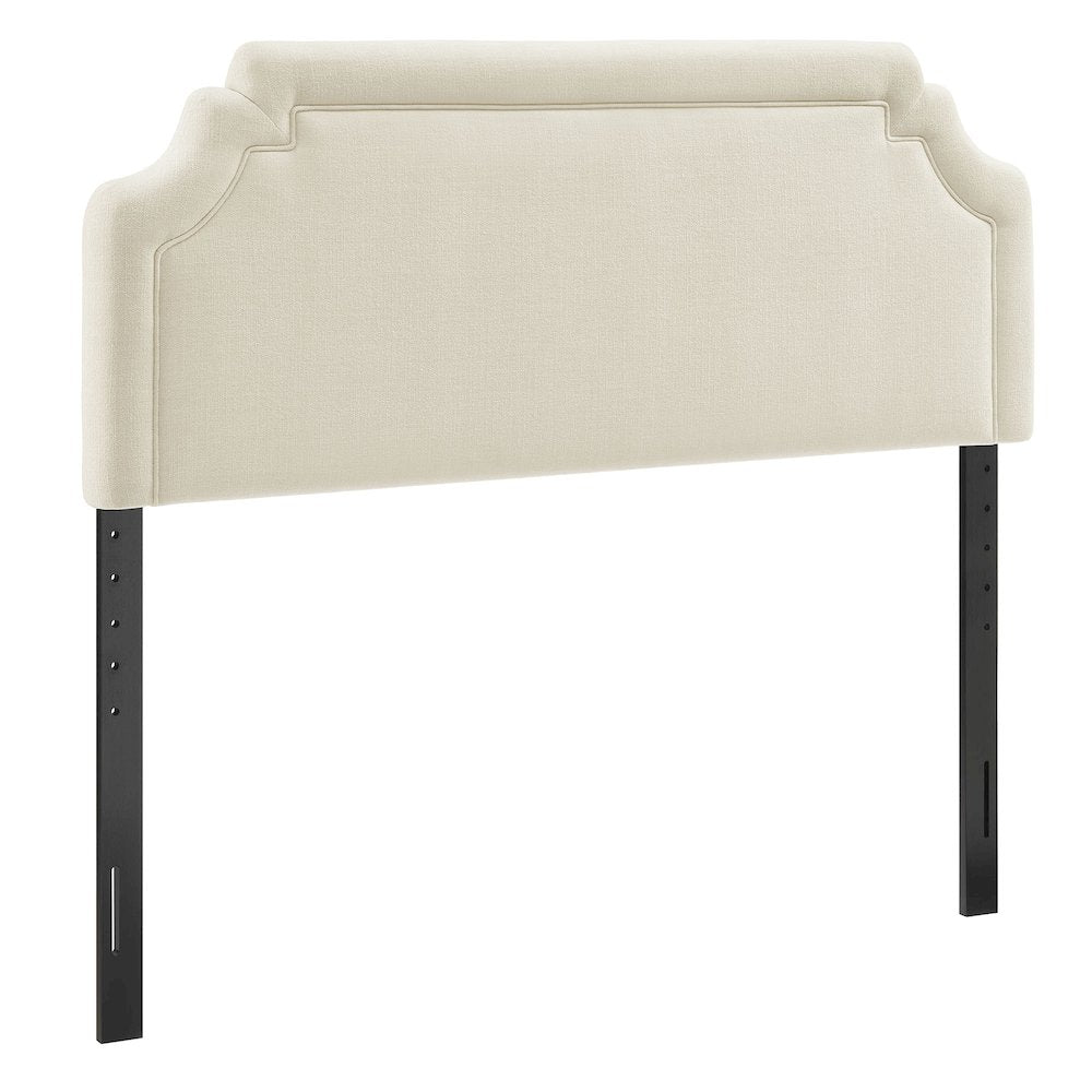 Magnolia Upholstered Fabric Full Size Headboard - Ecru