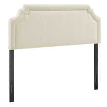 Magnolia Upholstered Fabric Full Size Headboard - Ecru
