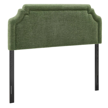Magnolia Upholstered Fabric Full Size Headboard - Foliage