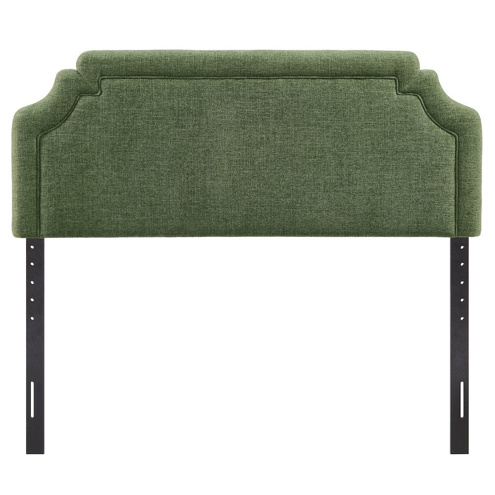 Magnolia Upholstered Fabric Full Size Headboard - Foliage