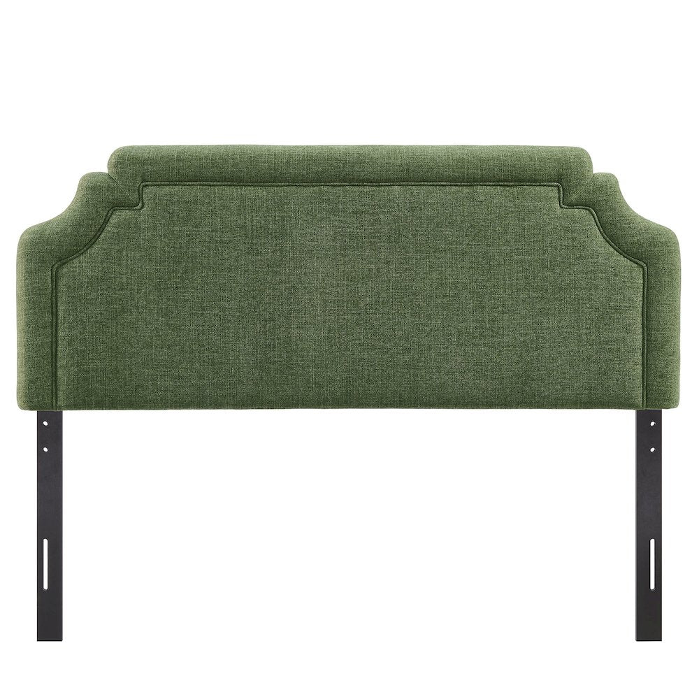 Magnolia Upholstered Fabric Full Size Headboard - Foliage