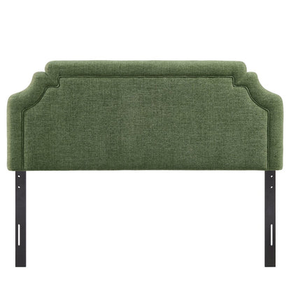 Magnolia Upholstered Fabric Full Size Headboard - Foliage