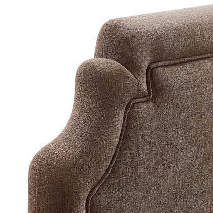 Magnolia Upholstered Fabric Queen Size Headboard - Mocha