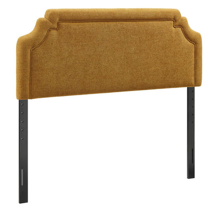 Magnolia Upholstered Fabric King Size Headboard - Copper