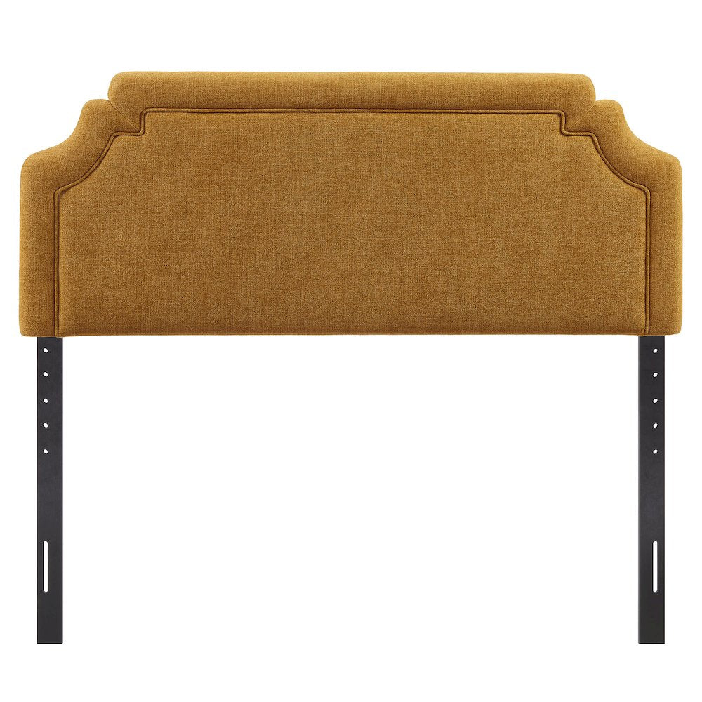Magnolia Upholstered Fabric King Size Headboard - Copper