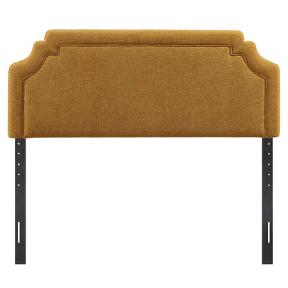 Magnolia Upholstered Fabric King Size Headboard - Copper