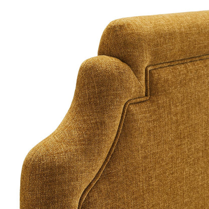 Magnolia Upholstered Fabric King Size Headboard - Copper
