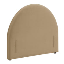 Resort Twin Performance Velvet Arched Headboard - Taupe