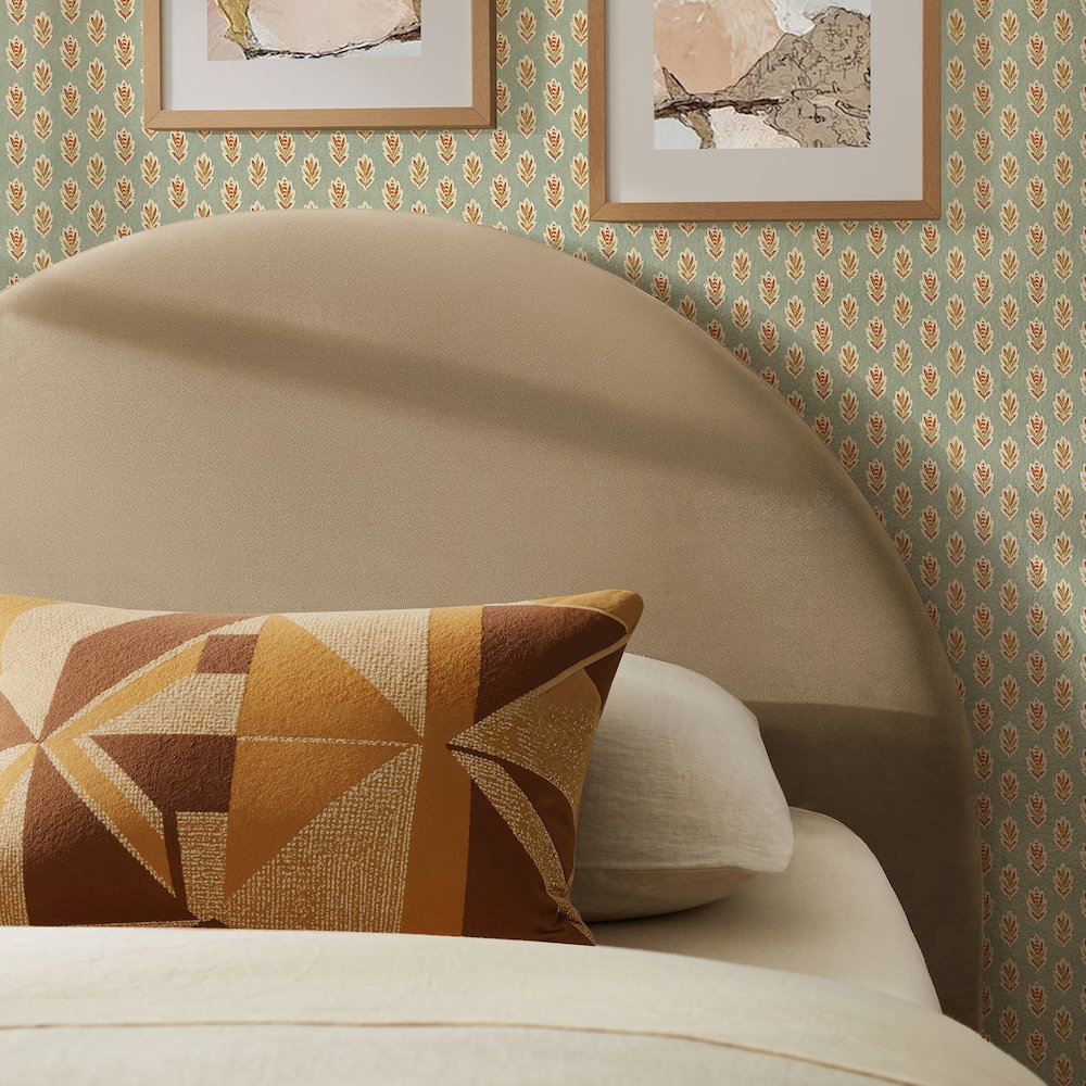 Resort Twin Performance Velvet Arched Headboard - Taupe
